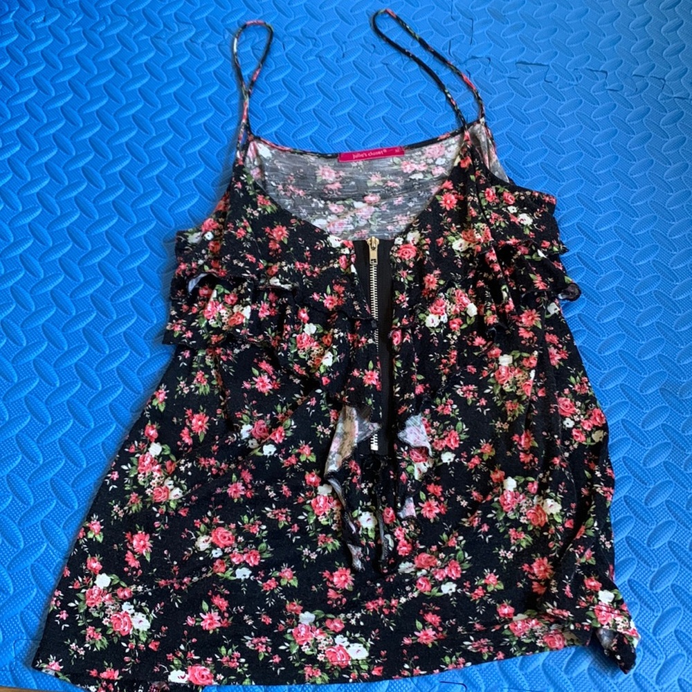 Floral tank top